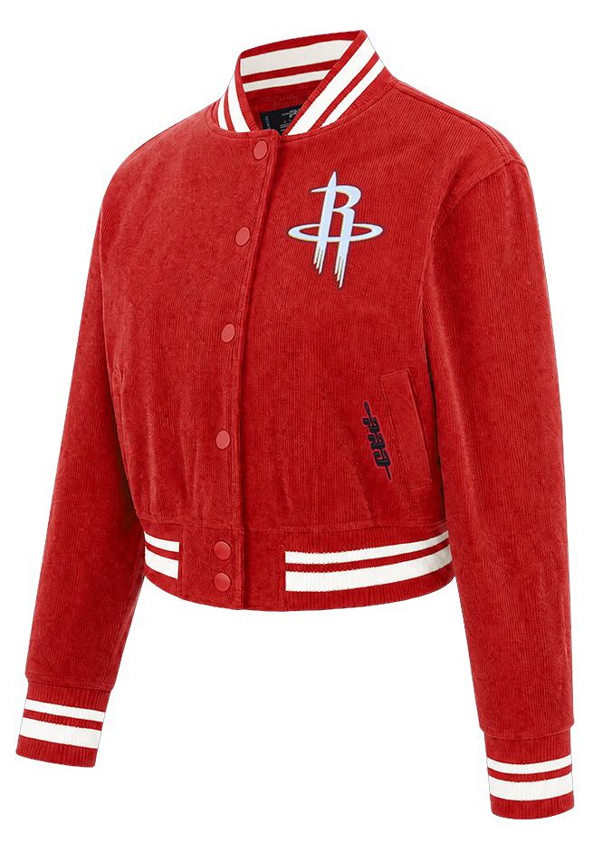 Pro Standard Women's Houston Rockets Crop Corduroy Jacket | Dick's ...