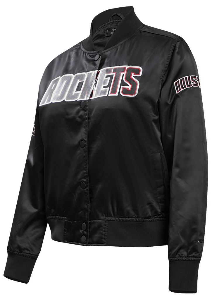 Pro Standard Women's Houston Rockets Black Classic Satin Jacket product image