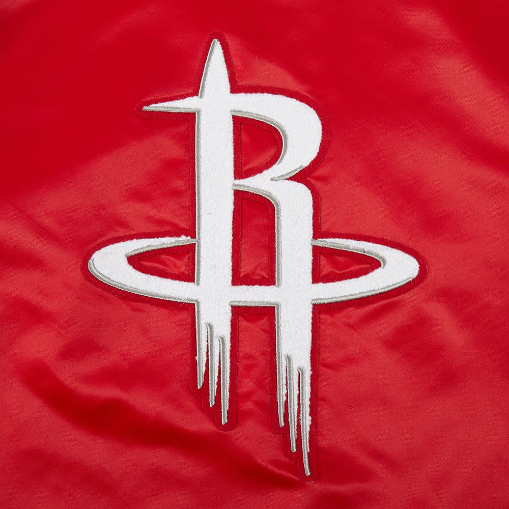 Pro Standard Women's Houston Rockets Red Retro Classic Rib Satin Jacket product image