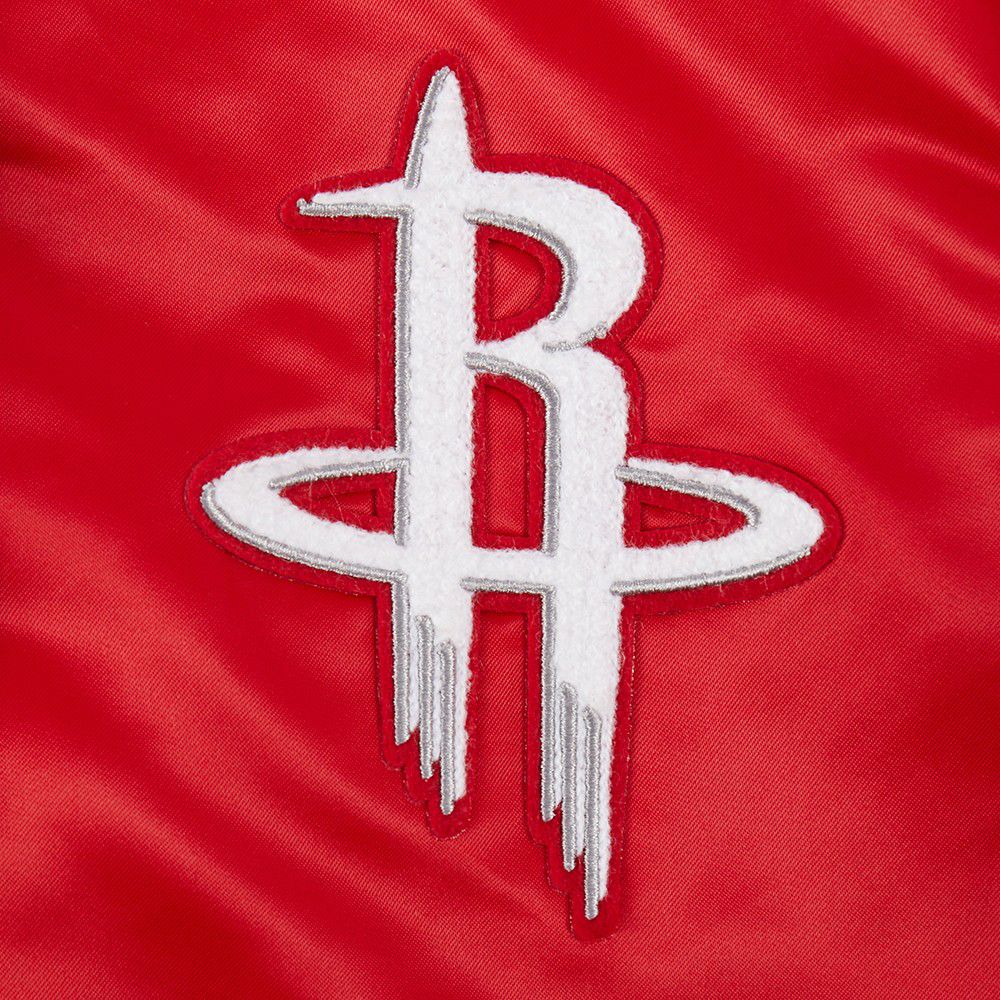 Pro Standard Women's Houston Rockets Red Retro Classic Rib Satin Jacket product image