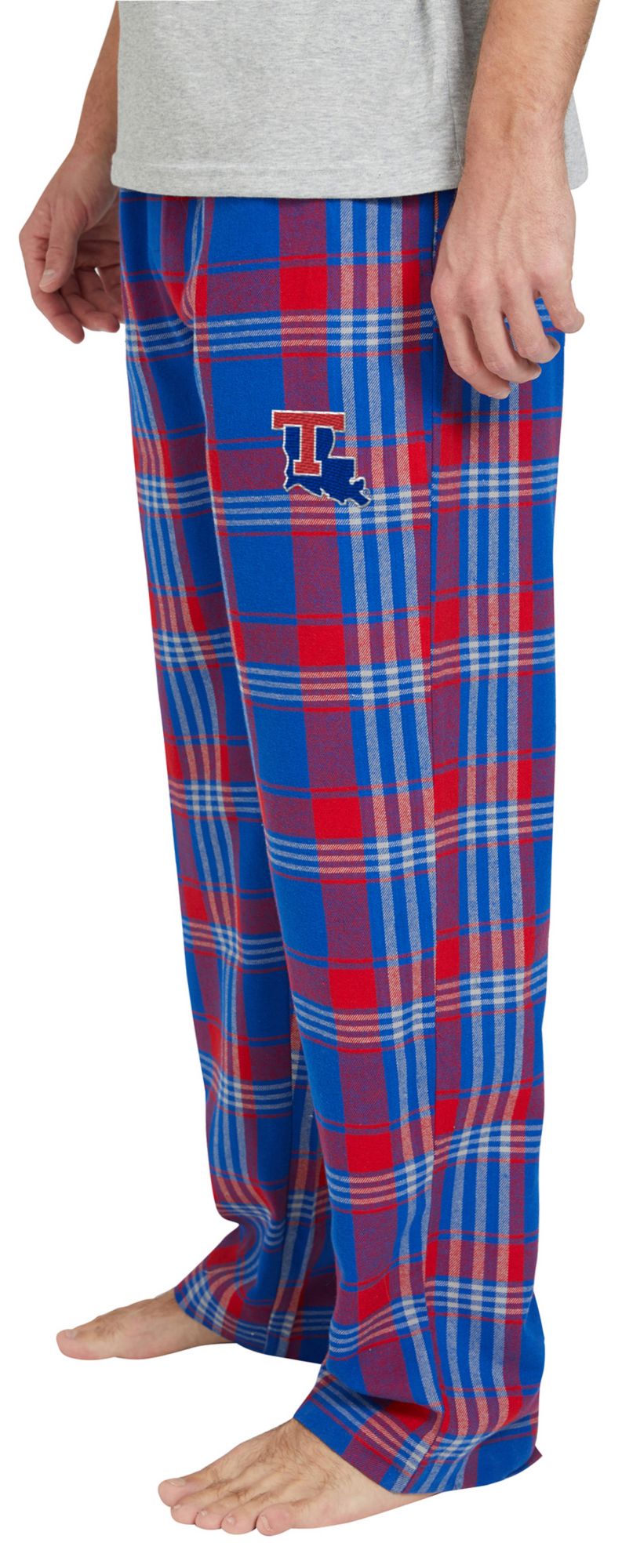 College Concepts Men's Louisiana Tech Bulldogs Plaid Regional Logo