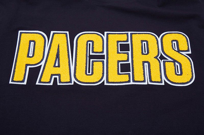Pro Standard Men's Indiana Pacers Navy Classic Chenille T-Shirt product image