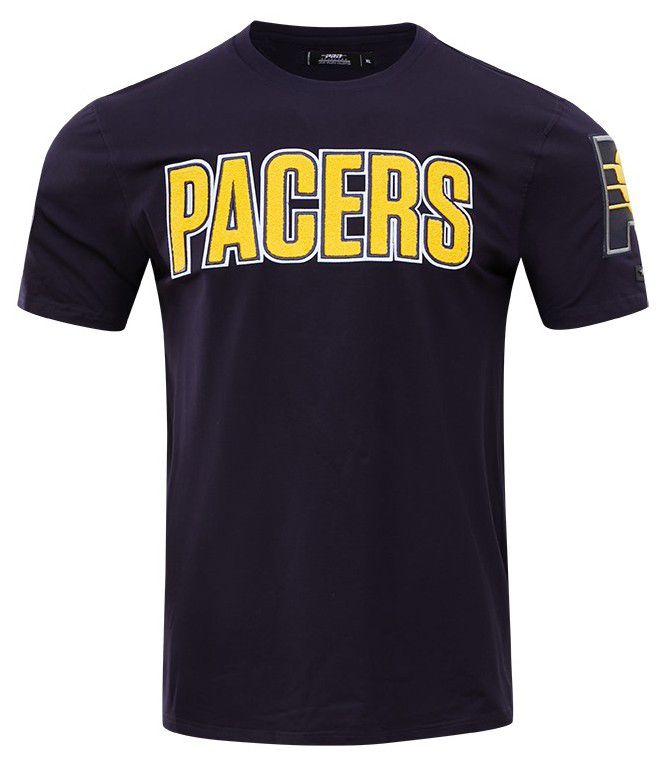 Pro Standard Men's Indiana Pacers Navy Classic Chenille T-Shirt product image