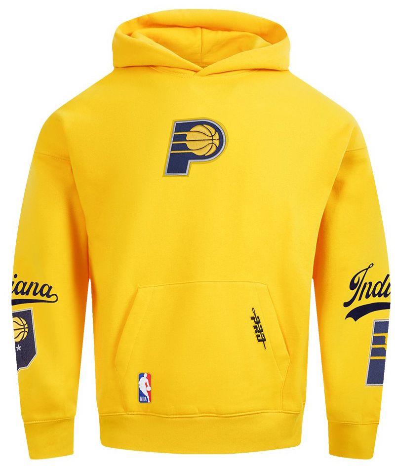 Pro Standard Men's Indiana Pacers Yellow Living Large Hoodie product image