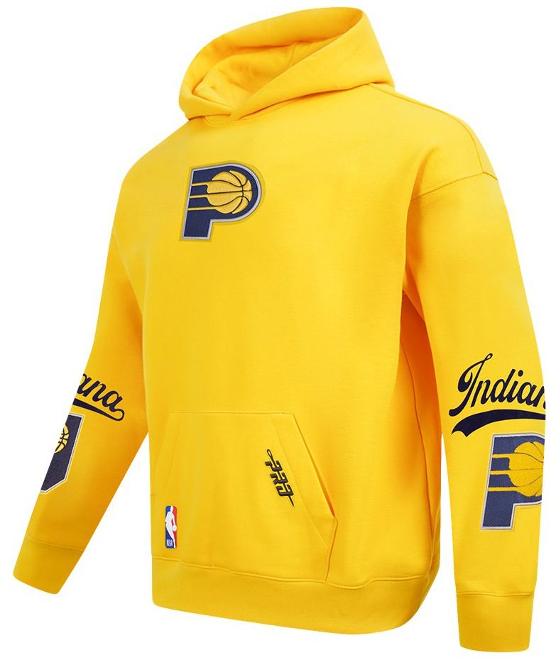 Pro Standard Men's Indiana Pacers Yellow Living Large Hoodie product image