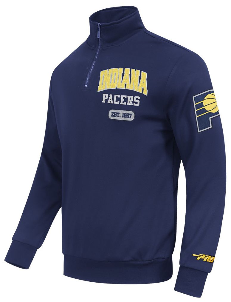 Pro Standard Men's Indiana Pacers Navy City Arch 1/4 Zip product image
