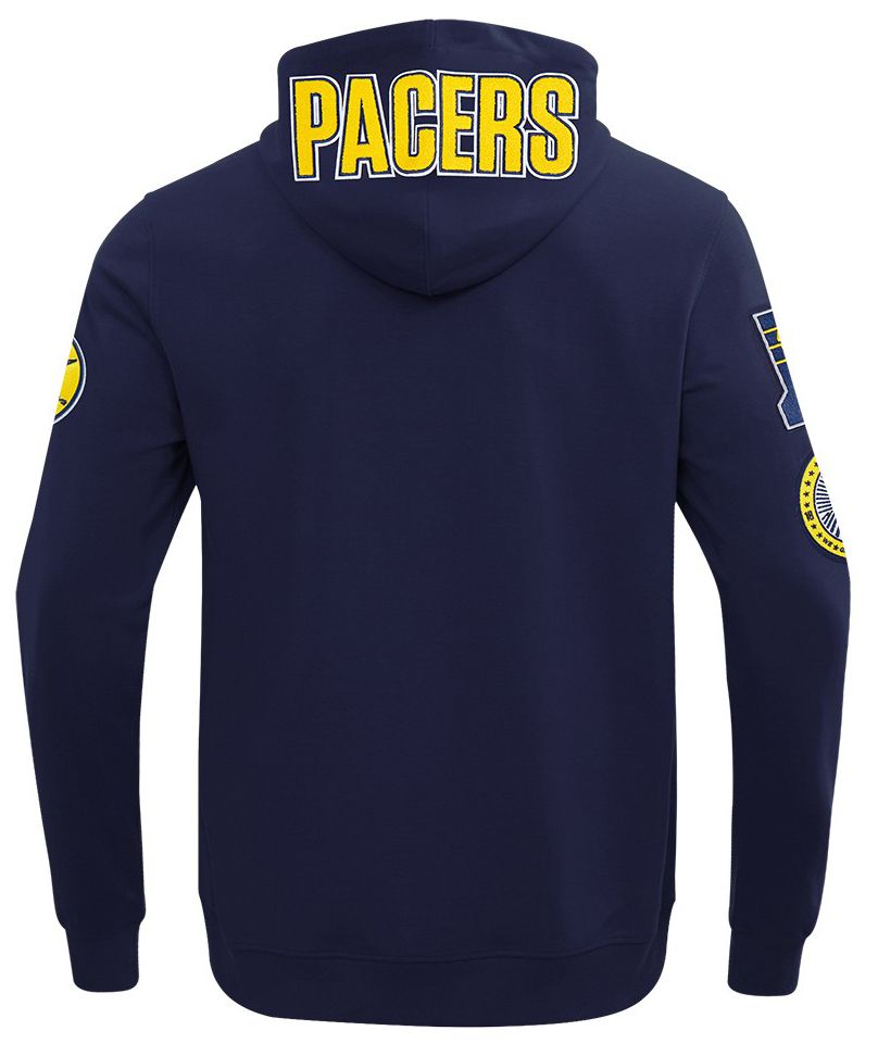 Pro Standard Men's Indiana Pacers Navy Classic Chenille Full Zip Hoodie product image