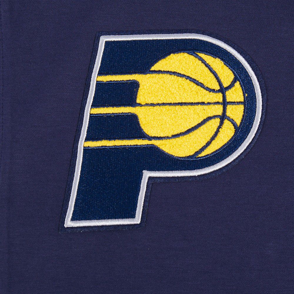 Pro Standard Men's Indiana Pacers Navy Classic Chenille Full Zip Hoodie product image