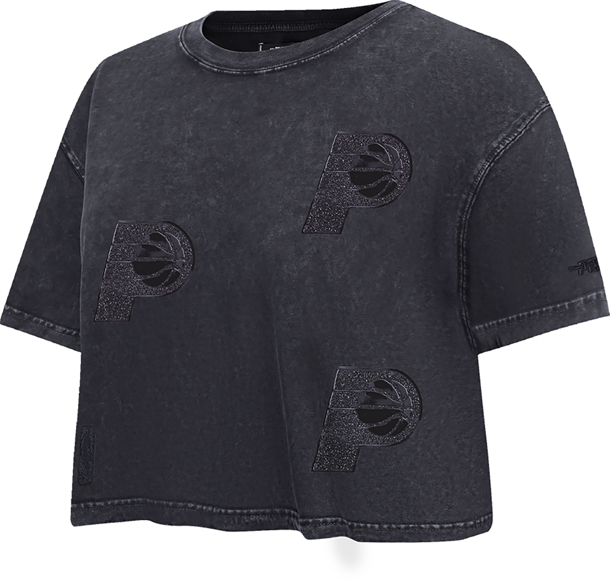 Pro Standard Women's Indiana Pacers Black Crystalline Boxy Short Sleeve T-Shirt product image
