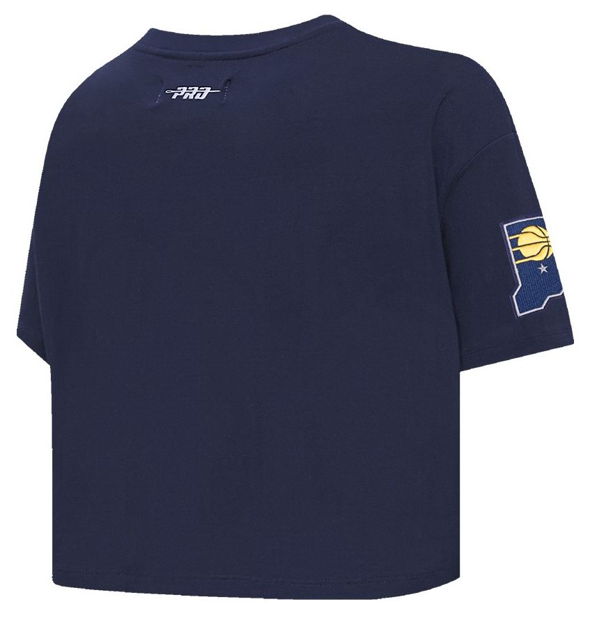 Pro Standard Women's Indiana Pacers Navy Wordplay Boxy T-Shirt product image