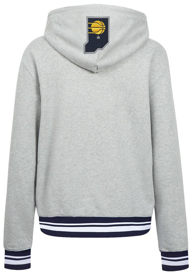 Pro Standard Women's Indiana Pacers Grey Crest Emblem Hoodie product image
