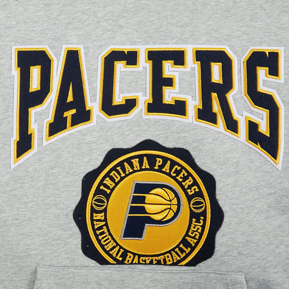 Pro Standard Women's Indiana Pacers Grey Crest Emblem Hoodie product image