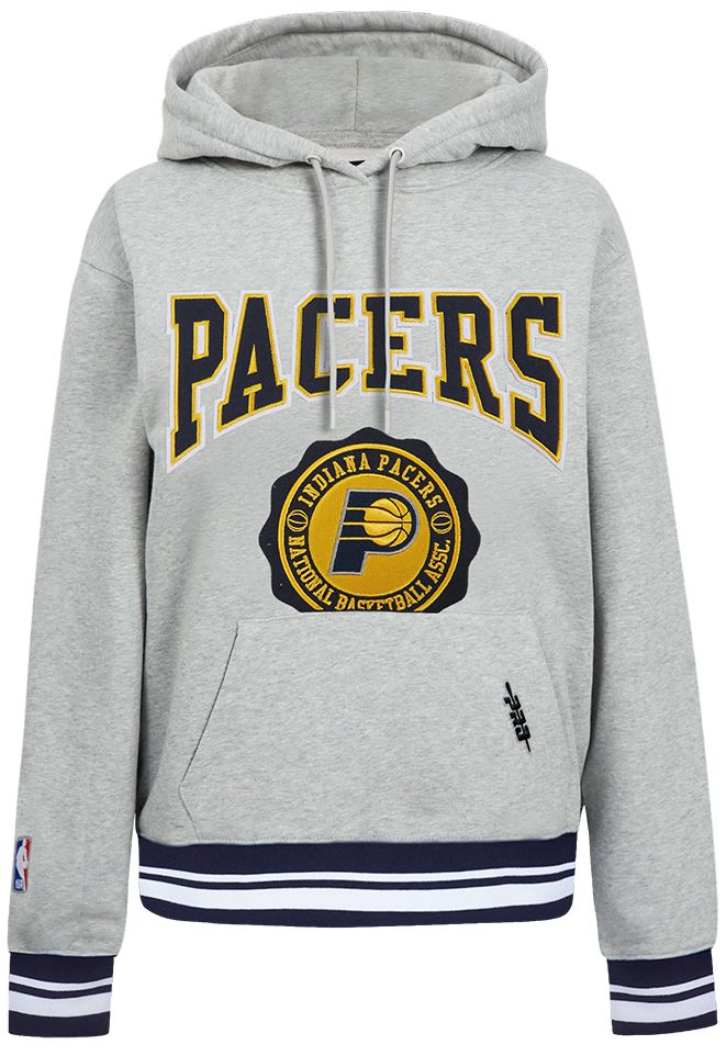 Pro Standard Women's Indiana Pacers Grey Crest Emblem Hoodie product image