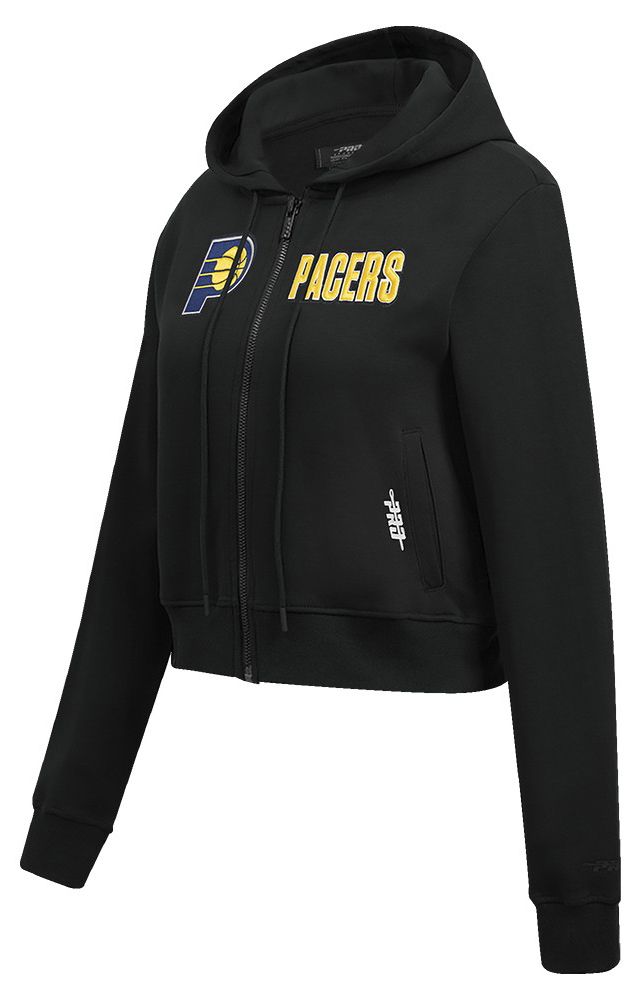 Pro Standard Women's Indiana Pacers Black Wordplay Full Zip Hoodie product image