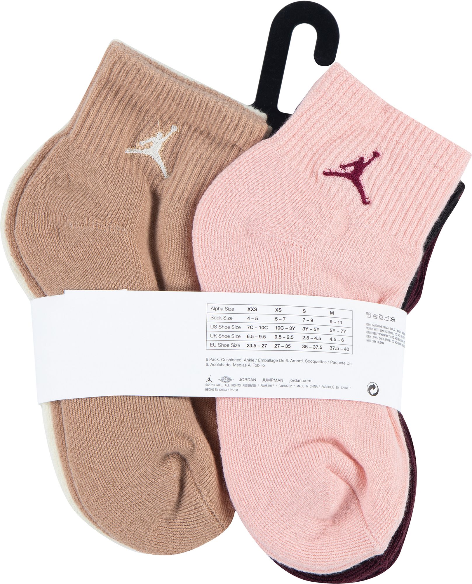 Jordan Youth Everyday Essential 6 Pack Ankle Socks product image
