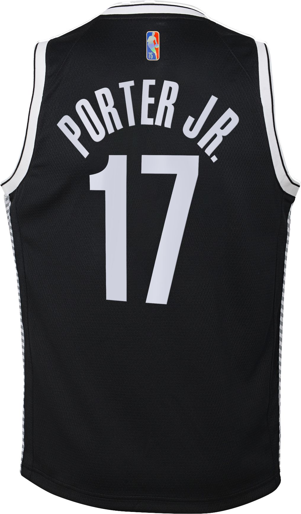 Nike Youth Brooklyn Nets Michael Porter Jr. #17 Black Swingman Icon Jersey product image
