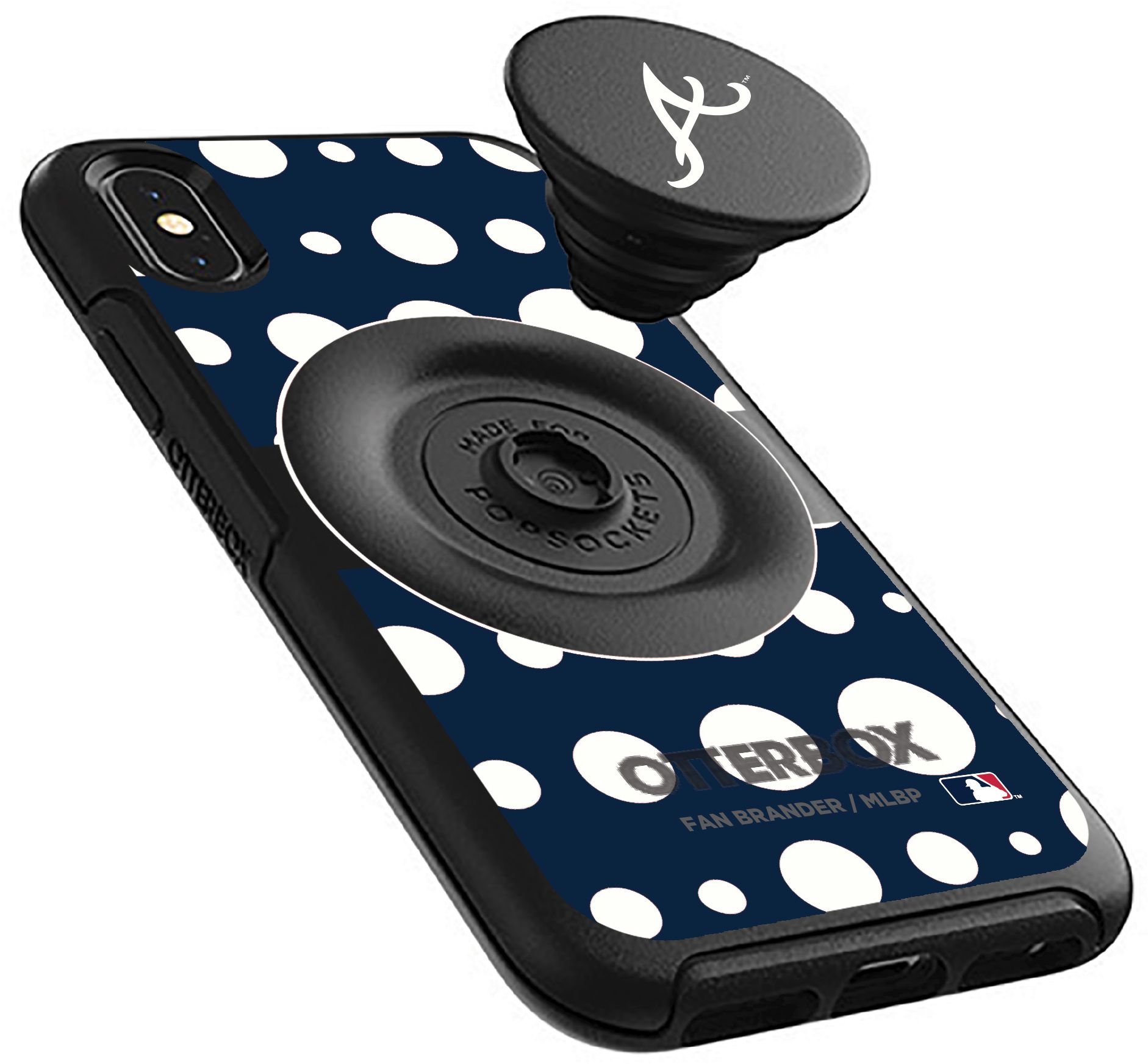 Otterbox Atlanta Braves Polka Dot iPhone Case with PopSocket product image