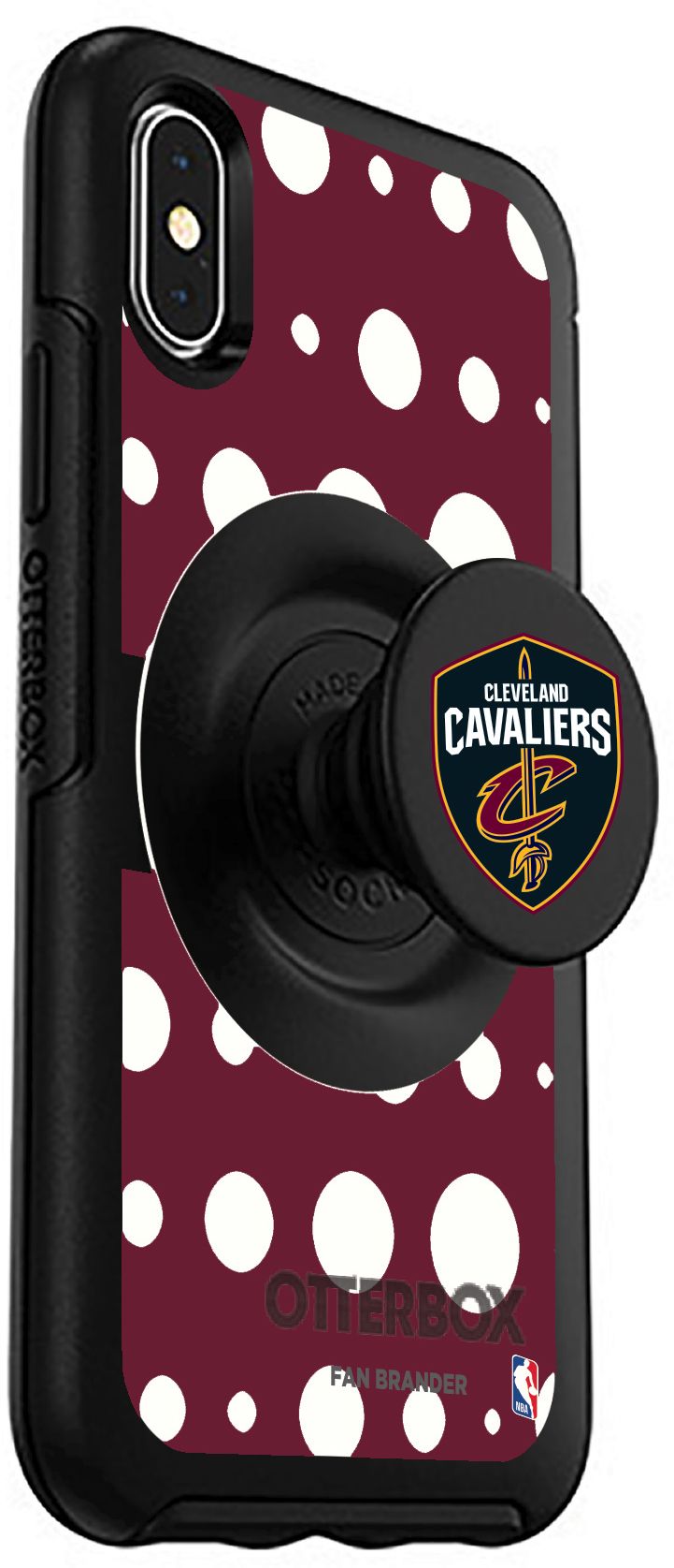 Otterbox Cleveland Cavaliers Polka Dot iPhone Case with PopSocket product image