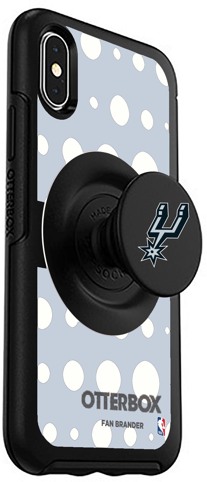 Otterbox San Antonio Spurs Polka Dot iPhone Case with PopSocket product image