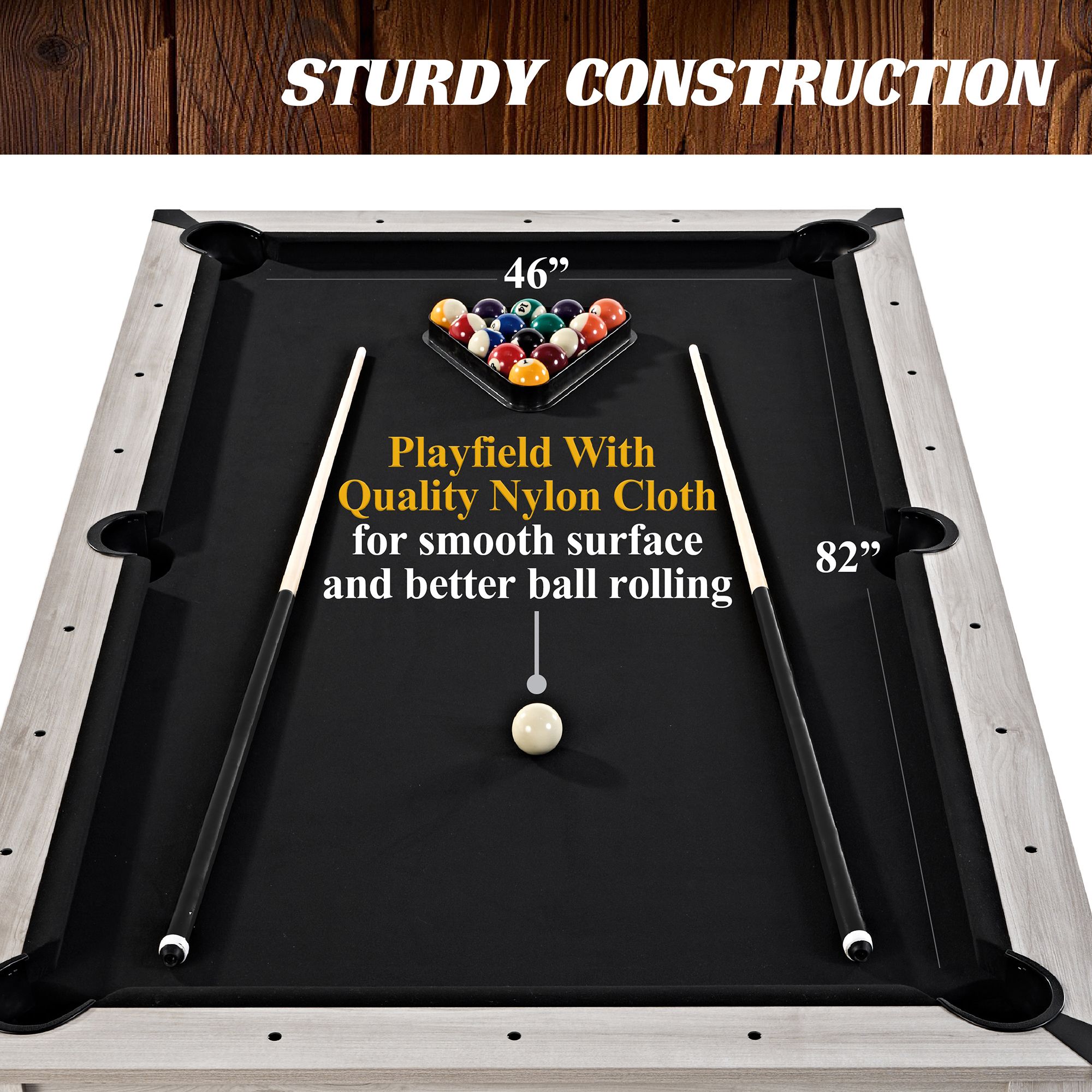 Barrington Billiards Monteray 3-in-1 Pool Table product image