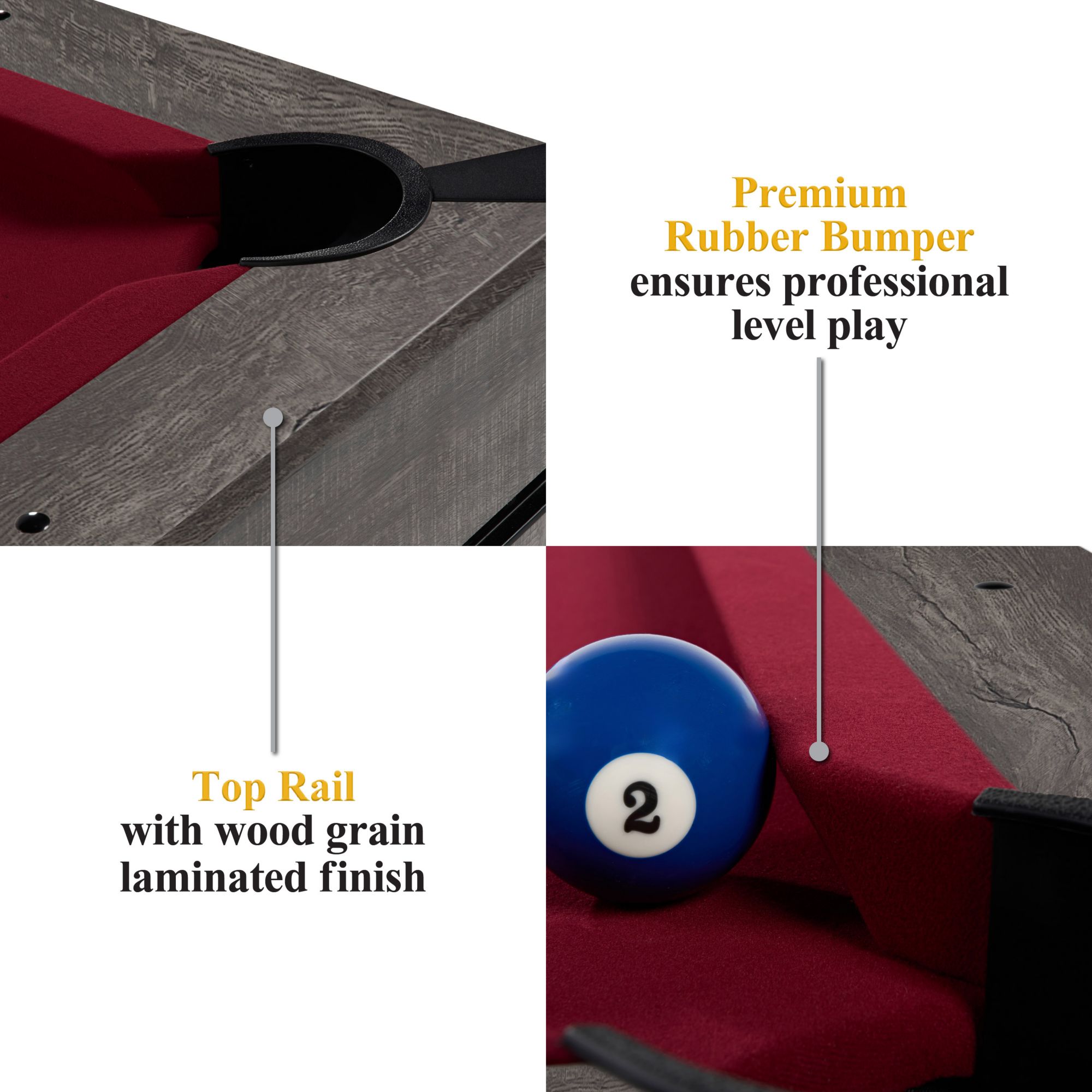 Barrington Billiards Prescott 3-in-1 Pool Table product image