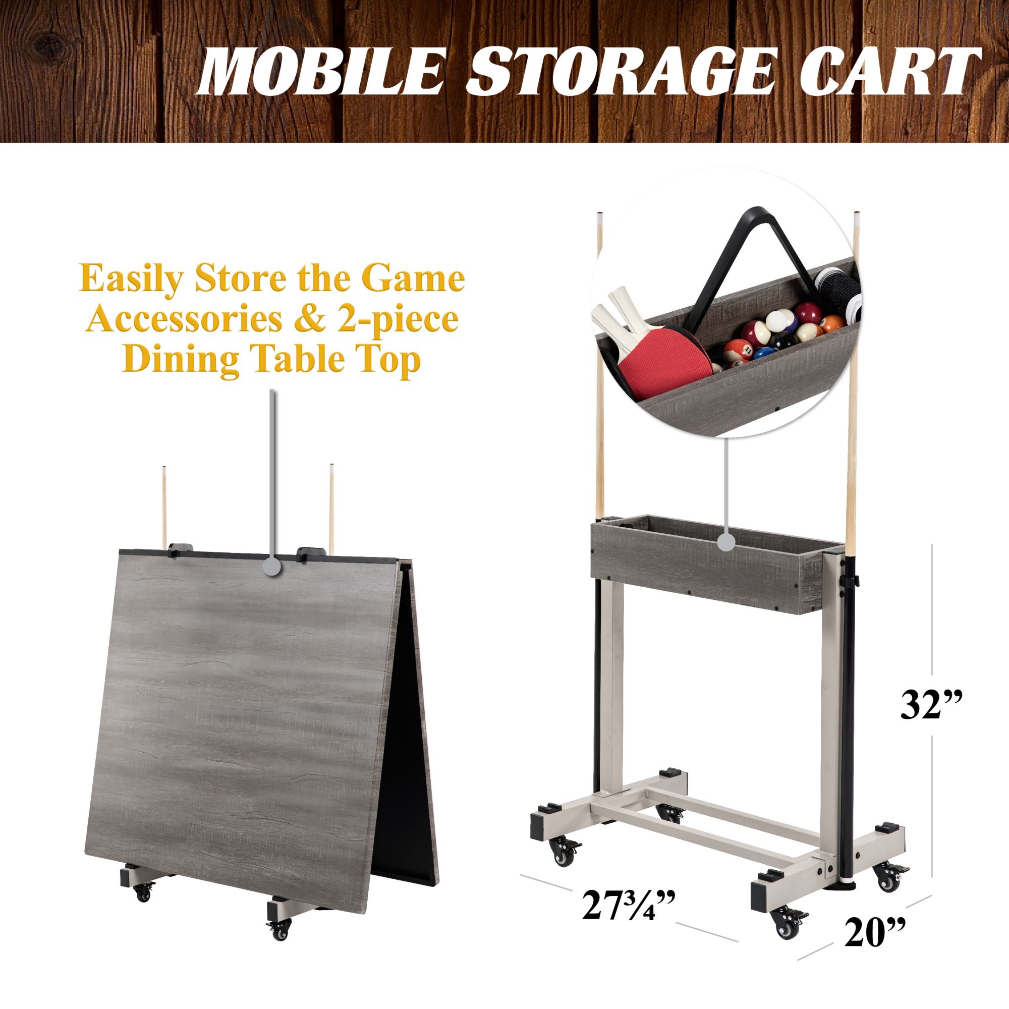 Barrington Billiards Prescott 3-in-1 Pool Table product image