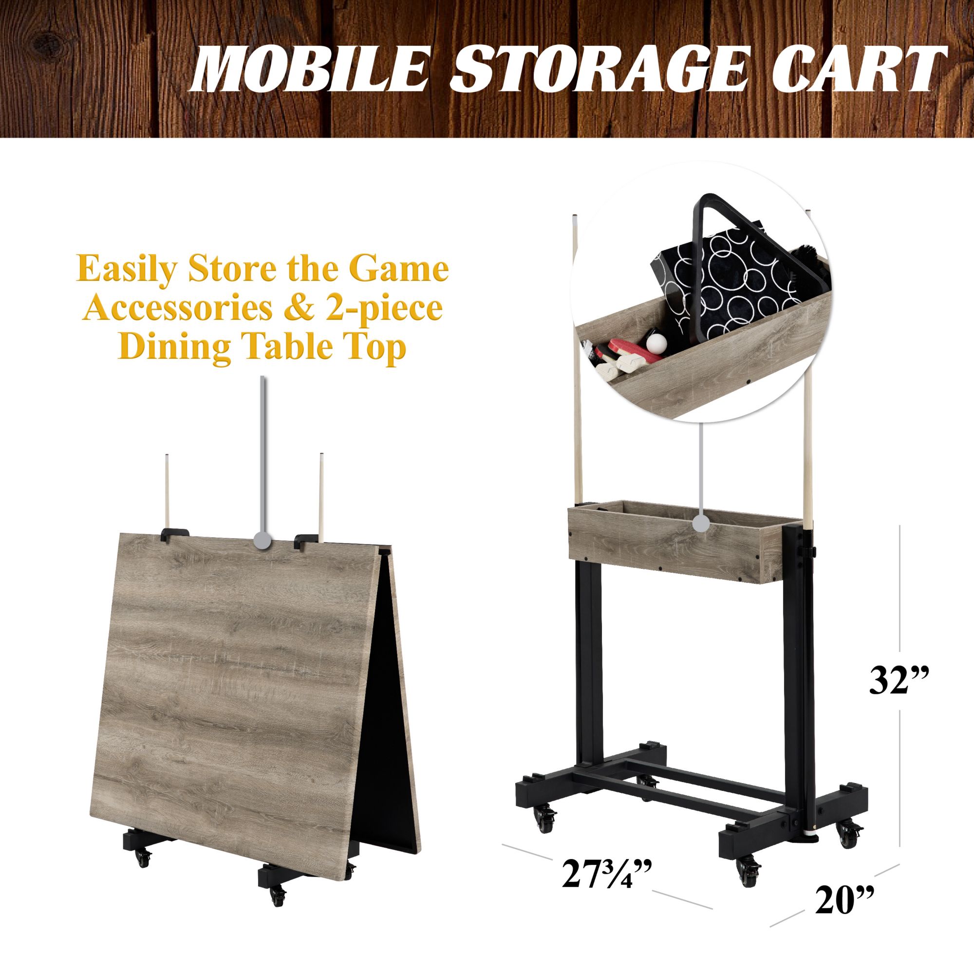 Barrington Billiards Westmont 3-in-1 Pool Table product image