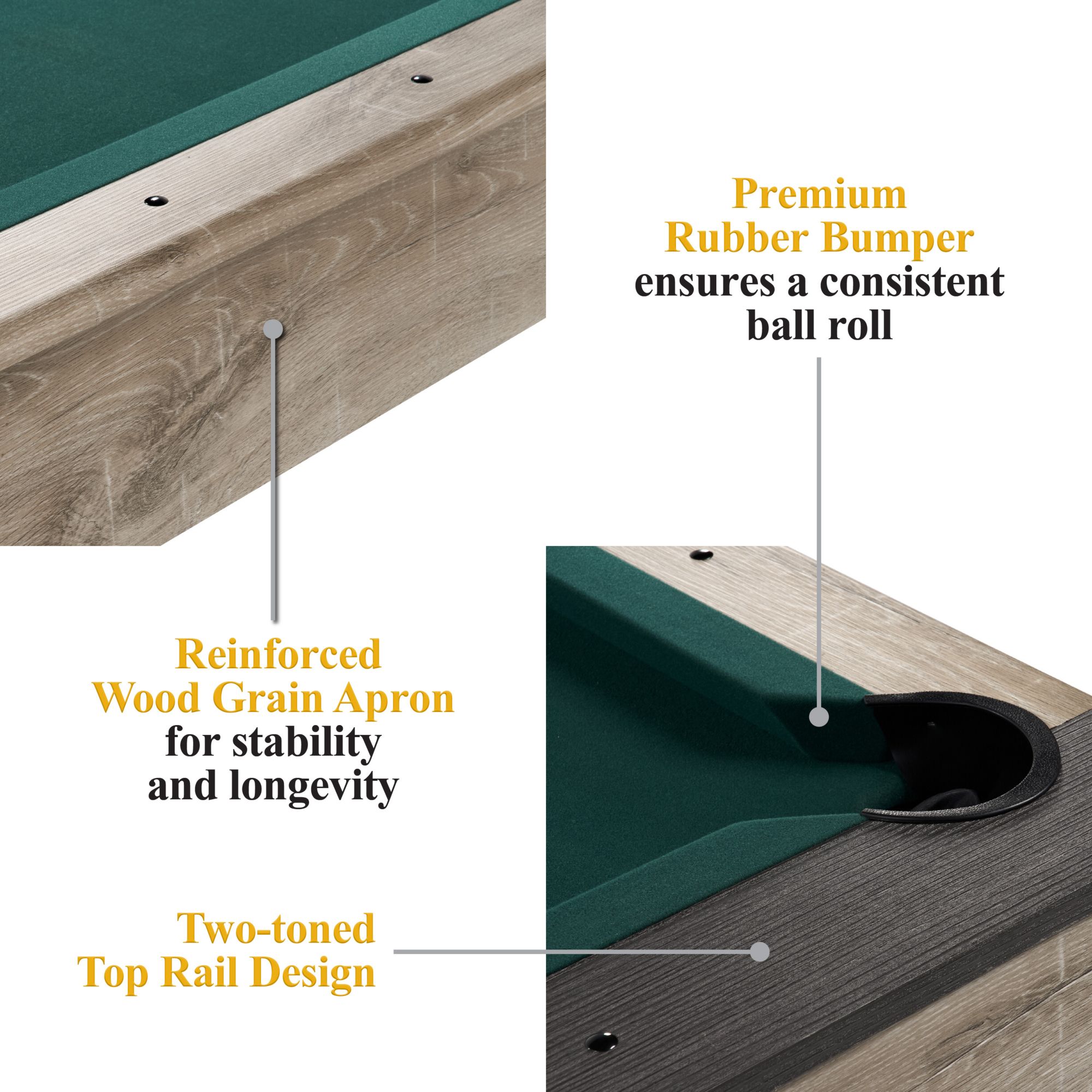 Barrington Billiards Westmont 3-in-1 Pool Table product image