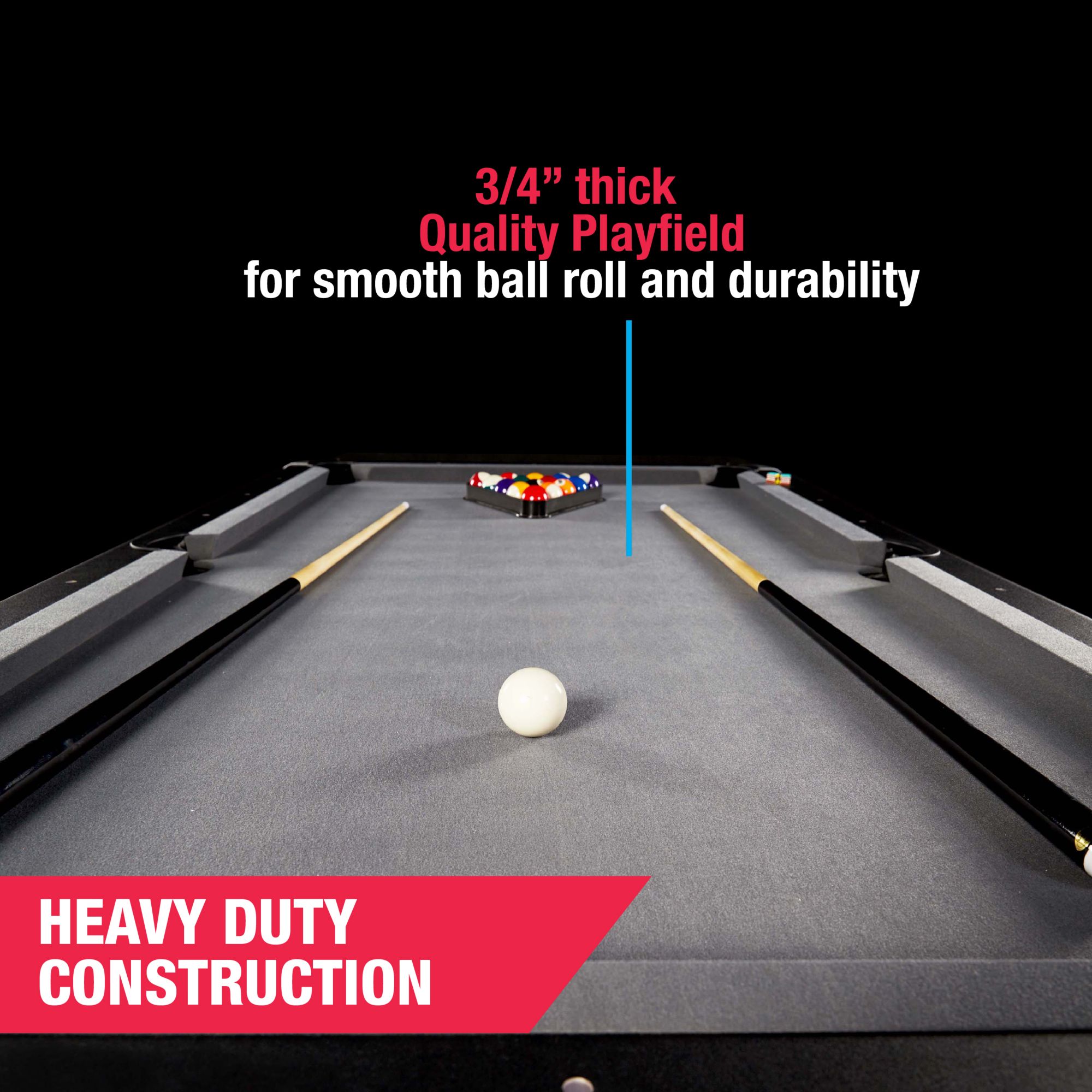 Medal Sports Titan 3-in-1 Pool Table product image