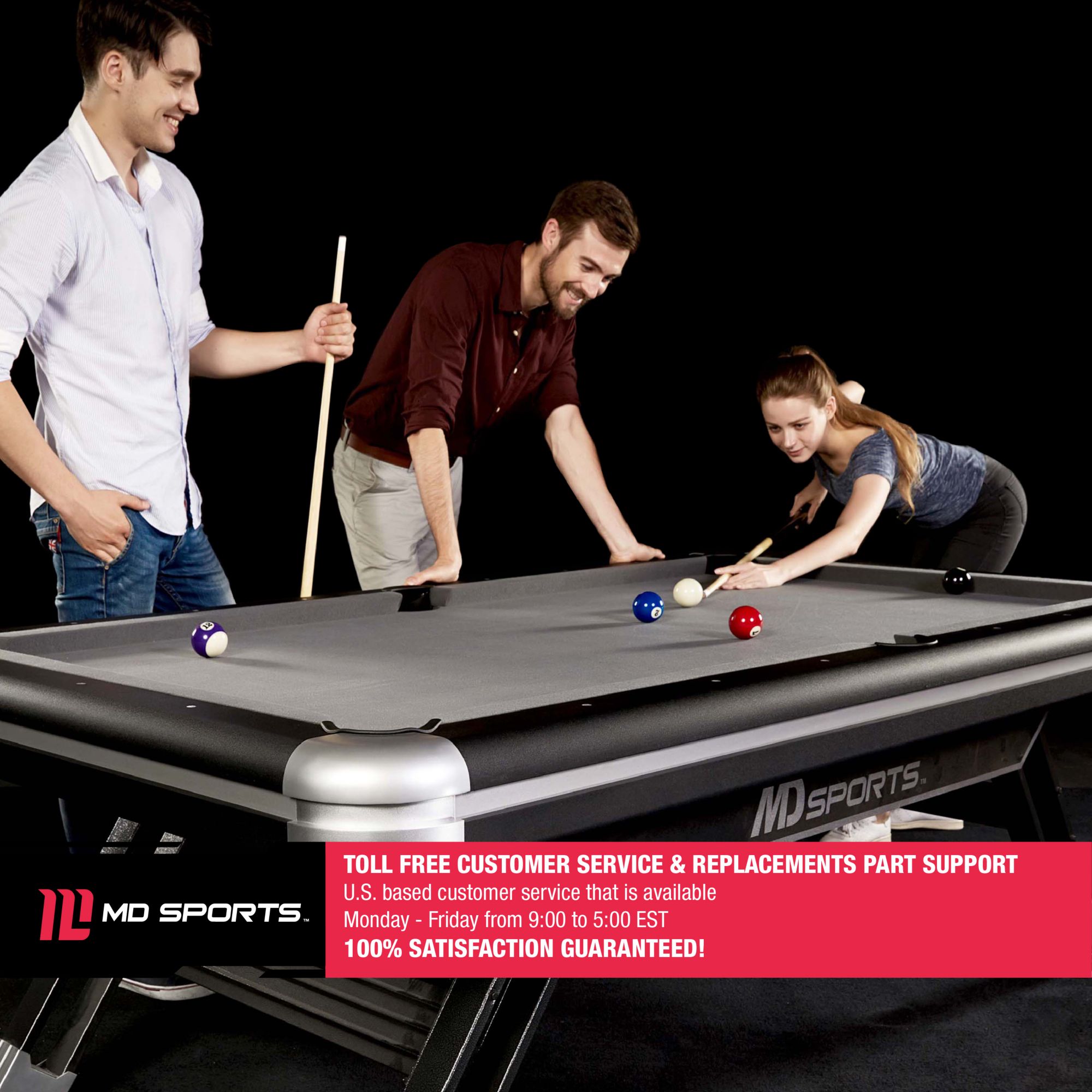 Medal Sports Titan 3-in-1 Pool Table product image