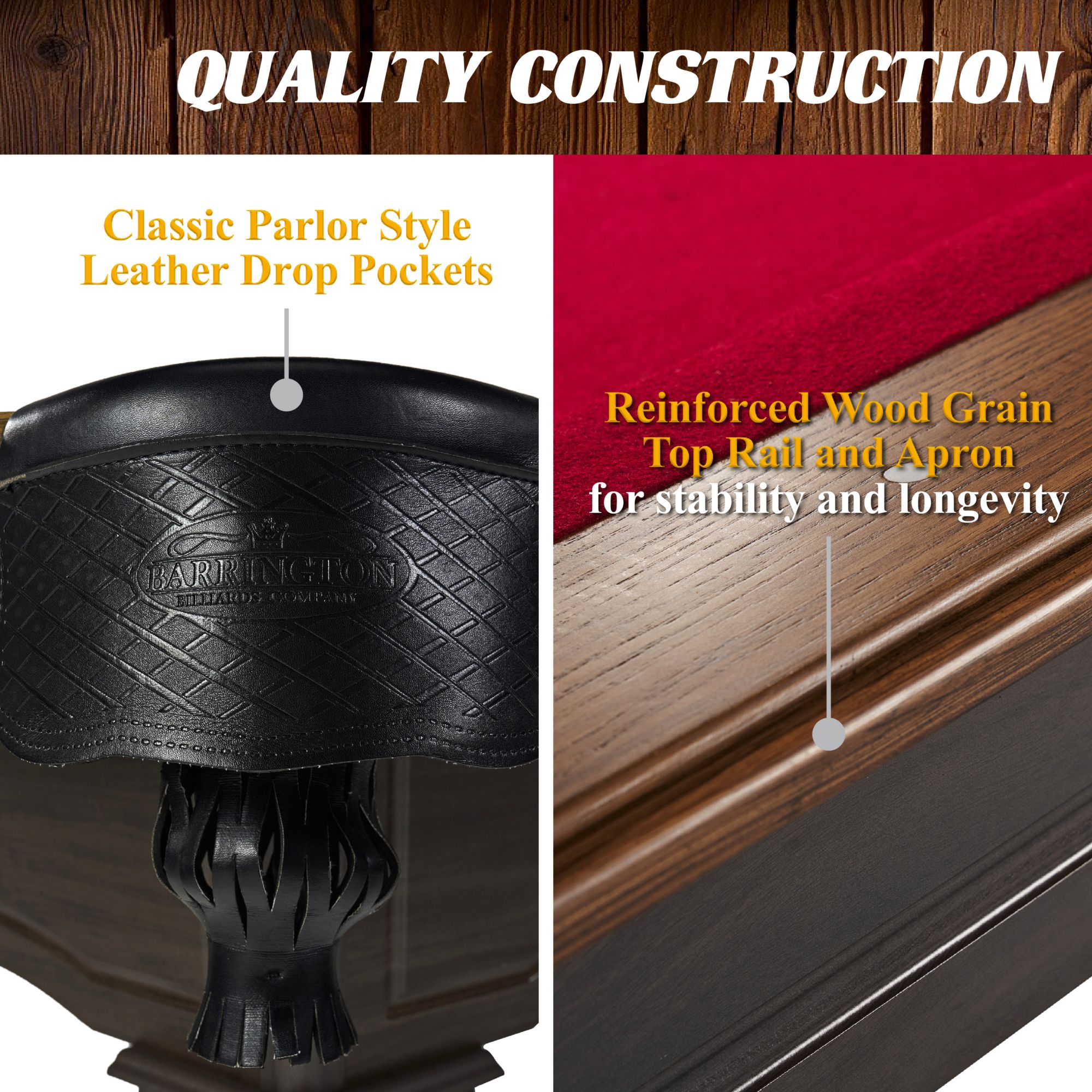 Barrington Billiards Arlington Pool Table product image