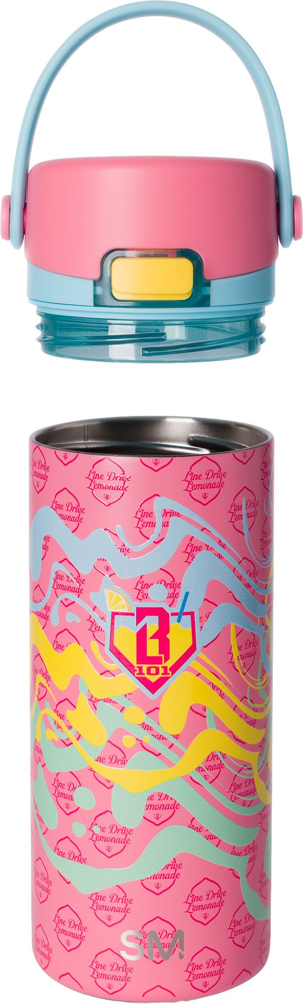 Baseball Lifestyle 101 16oz Mesa Loop Straw Lid Bottle product image