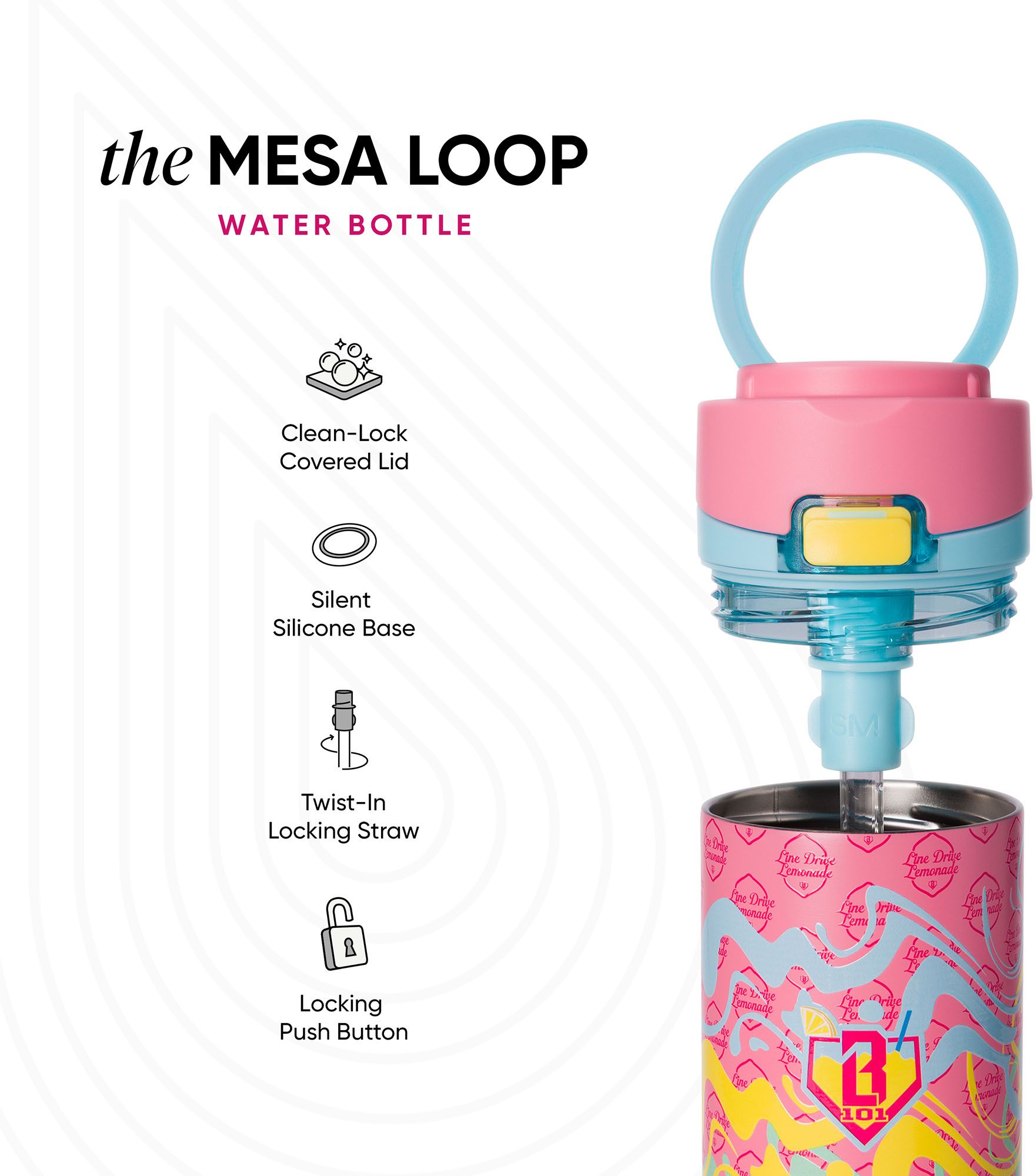 Baseball Lifestyle 101 16oz Mesa Sport Chug Lid Bottle product image