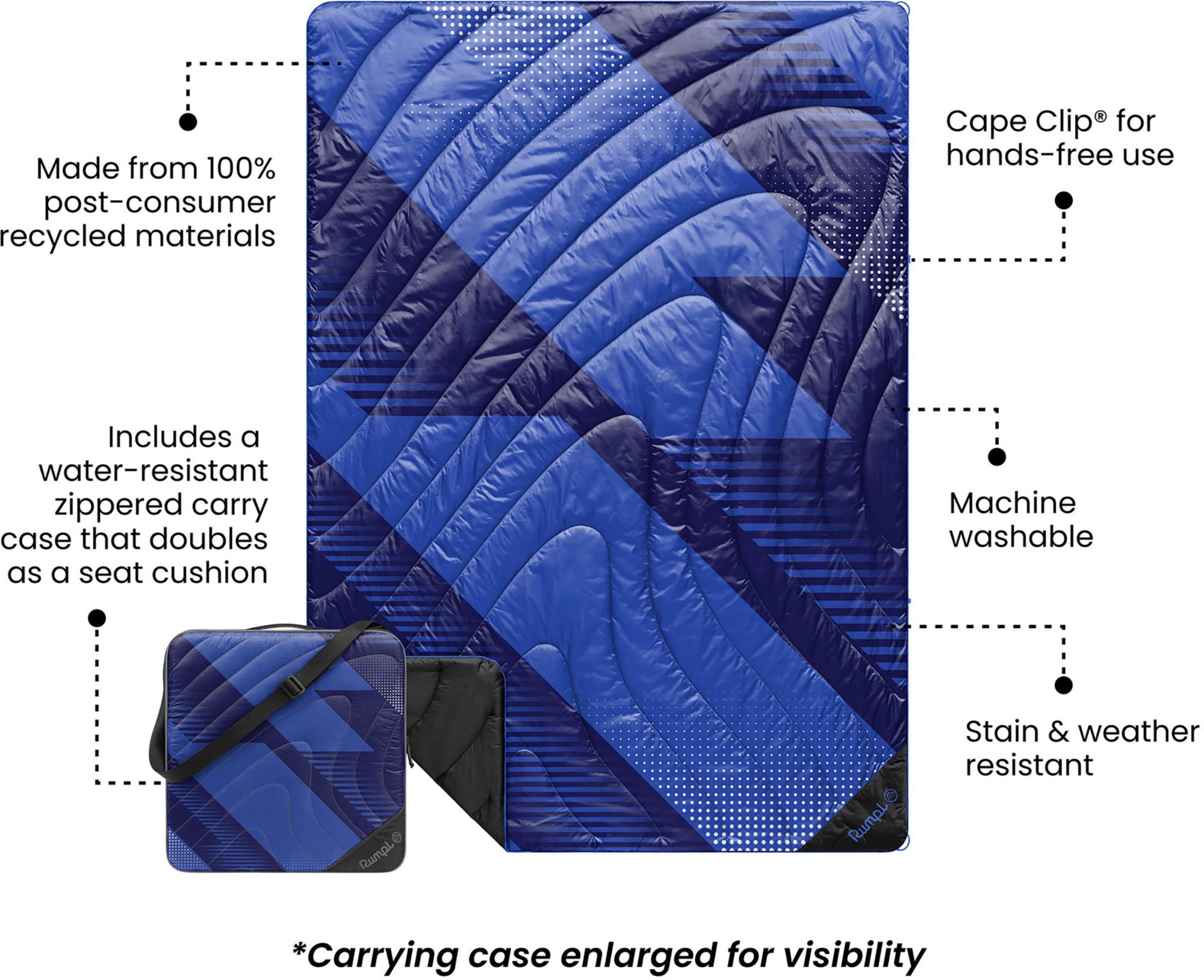 Rumpl Gametime Puffy Seat Cushion + Blanket product image