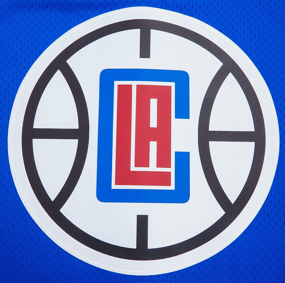 Pro Standard Men's Los Angeles Clippers Blue Classic Mesh Button Down Shirt product image