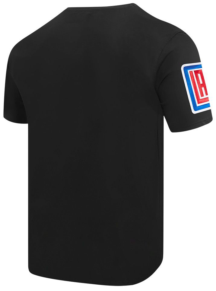 Pro Standard Men's Los Angeles Clippers Black Old English Short Sleeve T-Shirt product image