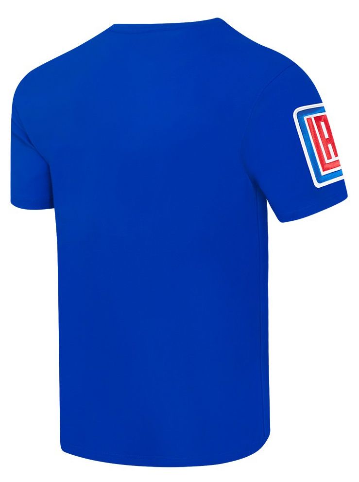 Pro Standard Men's Los Angeles Clippers Blue Old English Short Sleeve T-Shirt product image