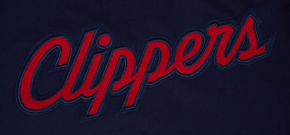 Pro Standard Men's Los Angeles Clippers Navy Classic Chenille T-Shirt product image