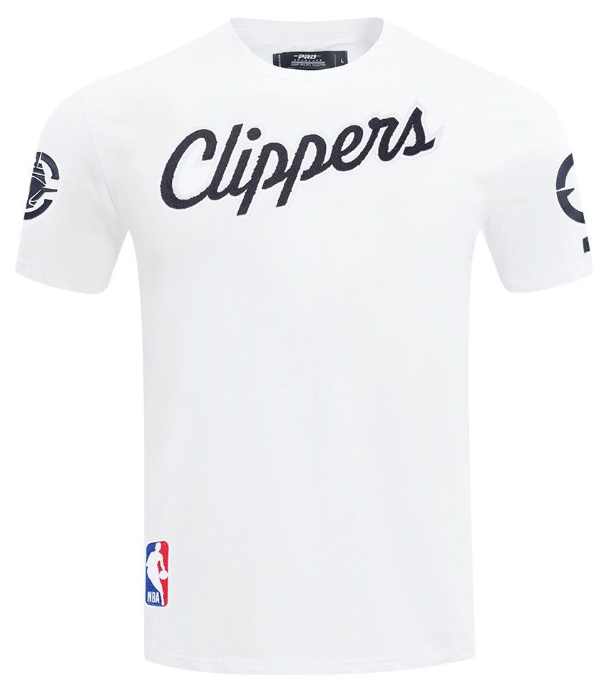 Pro Standard Men's Los Angeles Clippers White Classic Chenille T-Shirt product image