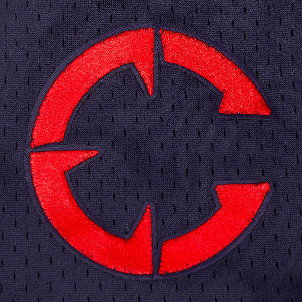 Pro Standard Men's Los Angeles Clippers Navy Mesh Button Down Shirt product image