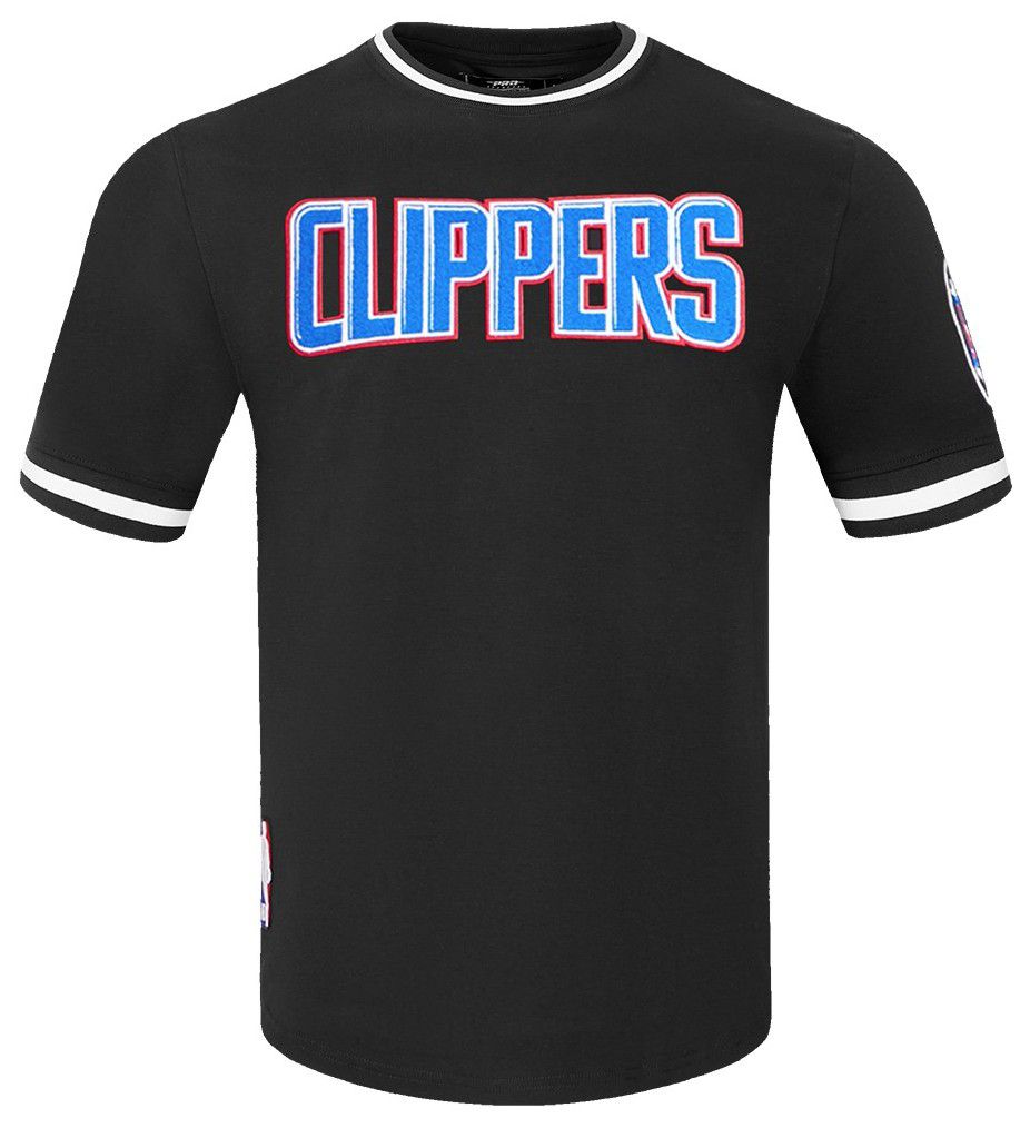 Pro Standard Men's Los Angeles Clippers Black Classic Chenille T-Shirt product image