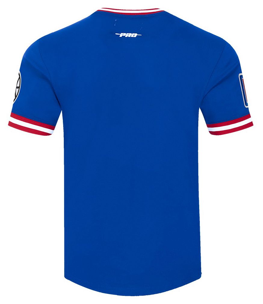 Pro Standard Men's Los Angeles Clippers Blue Classic Chenille T-Shirt product image