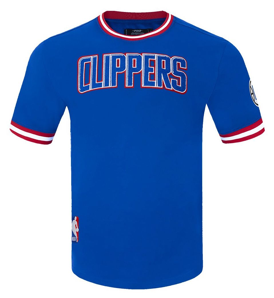 Pro Standard Men's Los Angeles Clippers Blue Classic Chenille T-Shirt product image