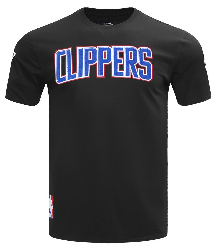 Pro Standard Men's Los Angeles Clippers Black Classic Chenille T-Shirt product image