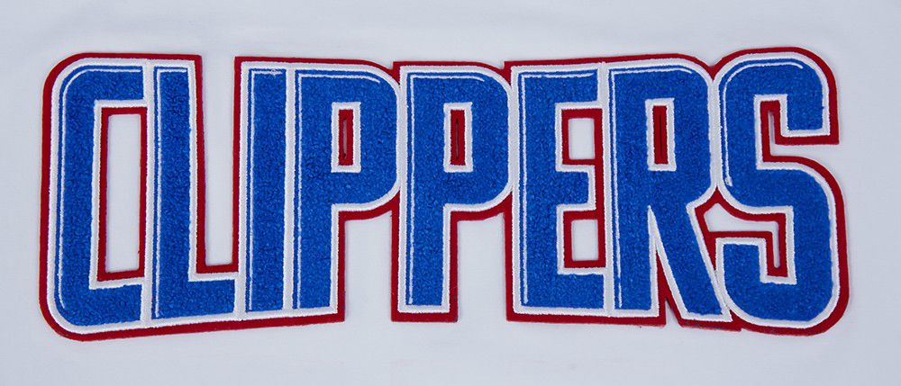 Pro Standard Men's Los Angeles Clippers White Classic Chenille T-Shirt product image