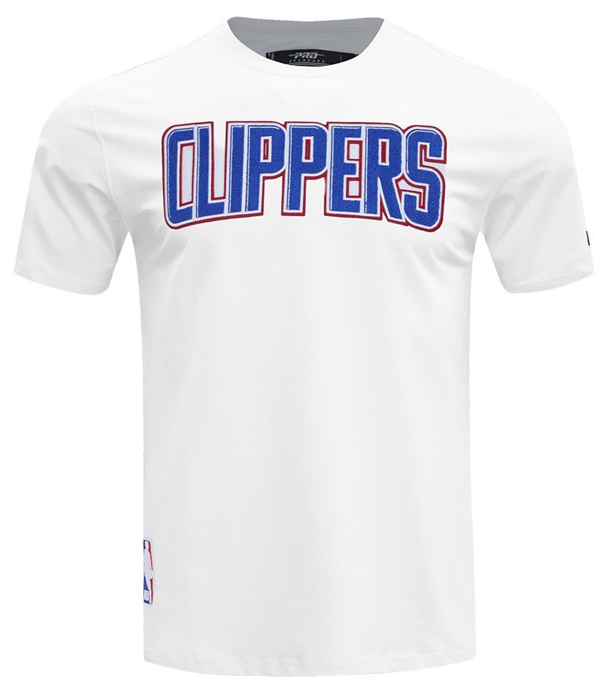 Pro Standard Men's Los Angeles Clippers White Classic Chenille T-Shirt product image