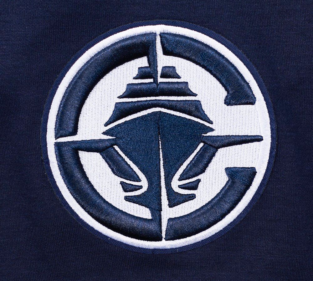 Pro Standard Men's Los Angeles Clippers Navy Classic Chenille Pullover Hoodie product image