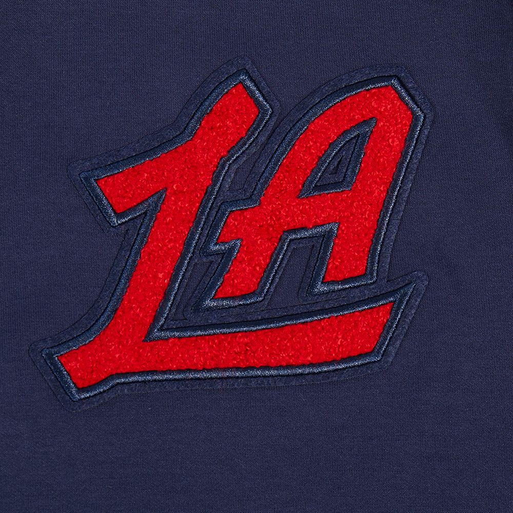 Pro Standard Men's Los Angeles Clippers Navy Classic Chenille Full-Zip Hoodie product image