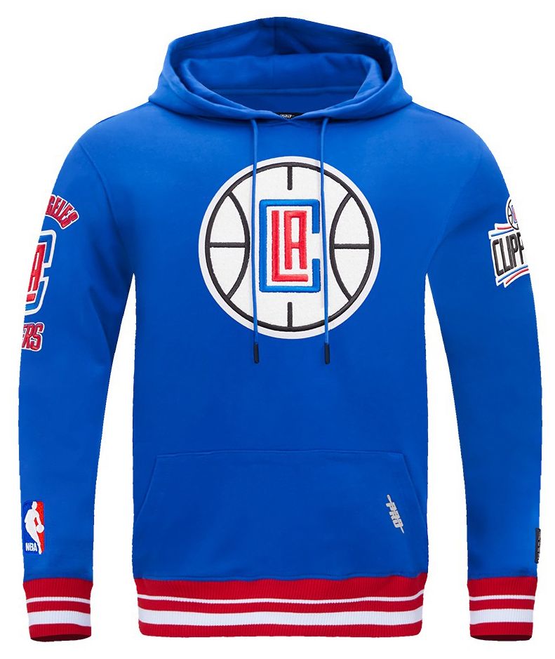 Pro Standard Men's Los Angeles Clippers Blue Retro Classic Hoodie product image