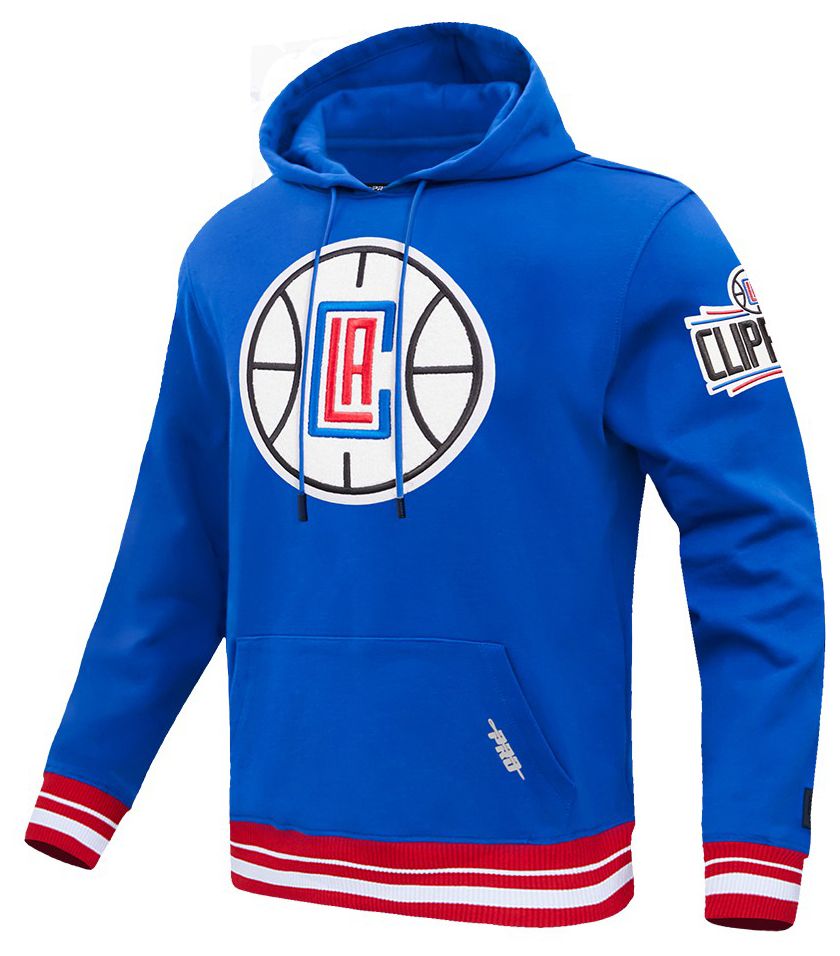 Pro Standard Men's Los Angeles Clippers Blue Retro Classic Hoodie product image